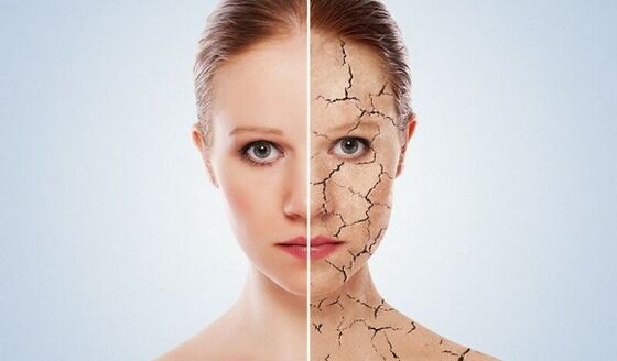 πριν και μετά την αναζωογόνηση του δέρματος